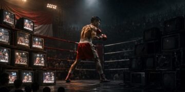Professional boxing match broadcast on Indonesian television during the sport's terrestrial TV era.