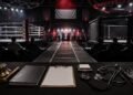 Officials supervise a combat sports event under Indonesia's fight sanctioning system.