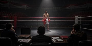 Indonesian professional boxing event illustrating the promotional business behind major fights.