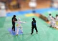 Pencak silat athletes compete at the Indonesia Pencak Silat Banten Championship 2026 in Serang, Banten.
