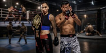 Boxing, kickboxing and MMA fighters representing the combat disciplines featured at Born to Fight Vol. 2 in Karanganyar.